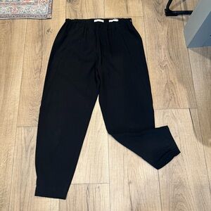 Babaton Fine Japanese Fabric Womens Black Pants Small